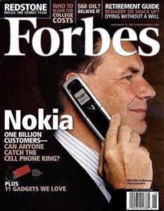 copertina Forbes di Nokia