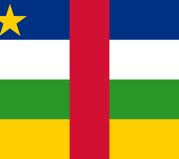 bandiera del Centrafrica