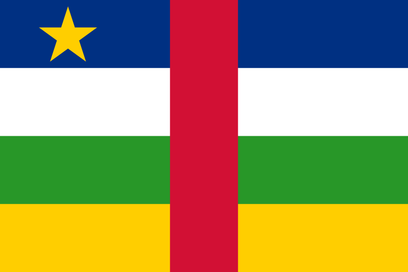 bandiera del Centrafrica